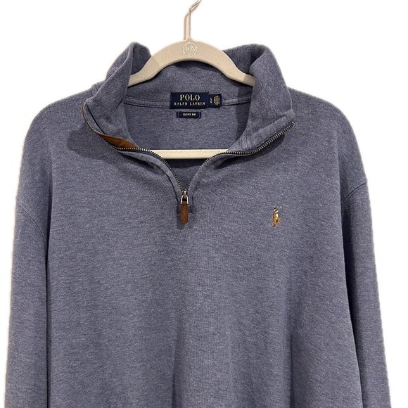 Polo Ralph Lauren Other - Polo Ralph Lauren Estate-Rib Quarter-Zip Pullover LG